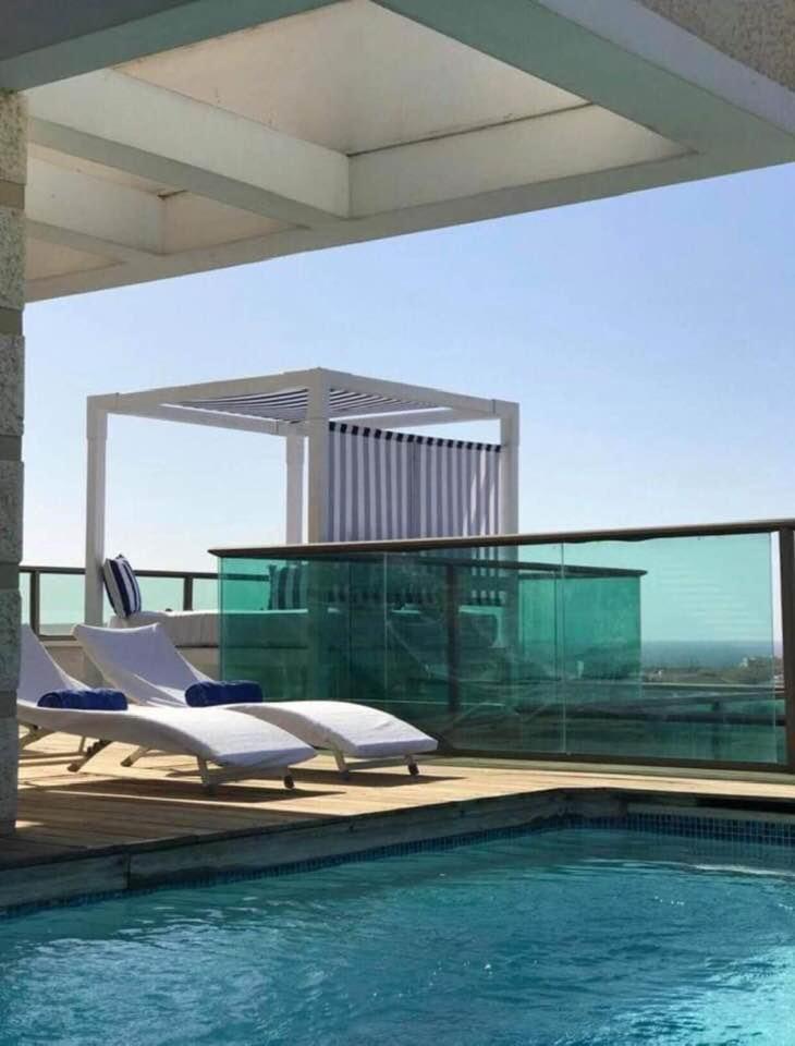 Ferienwohnung Exclusive Top Luxury Penthouse Near The Sea With Privat Roof-Pool Eilat Exterior foto